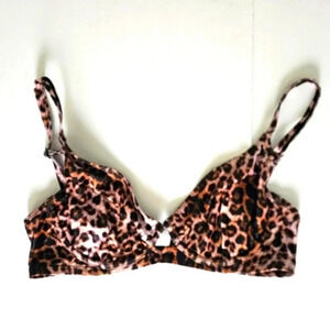 Cheetah Print Underwire Bikini Top